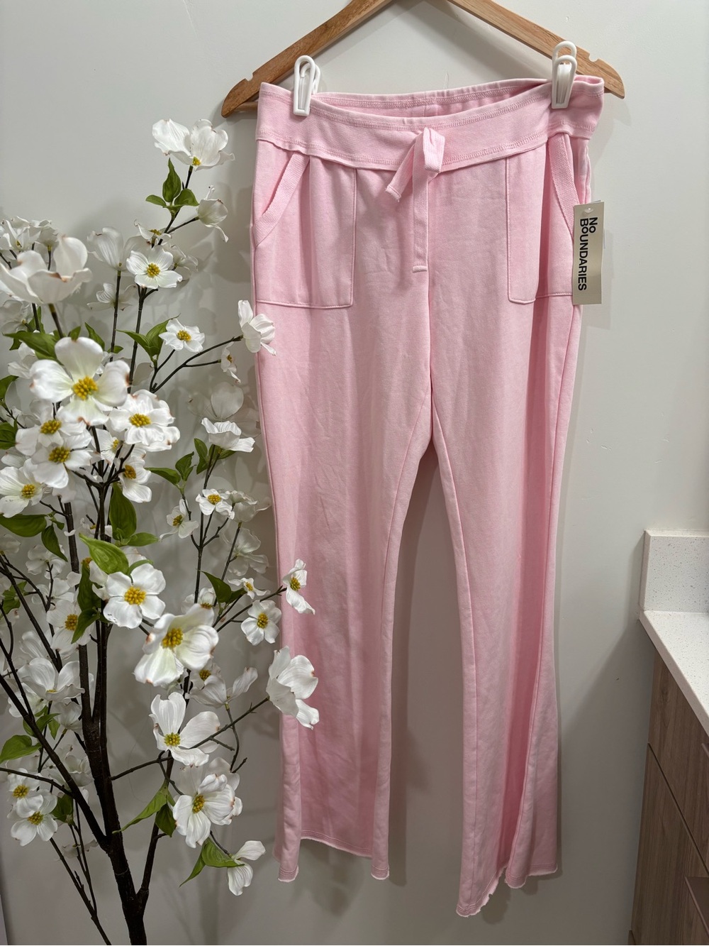 Light Pink Flare Lounge Pants
